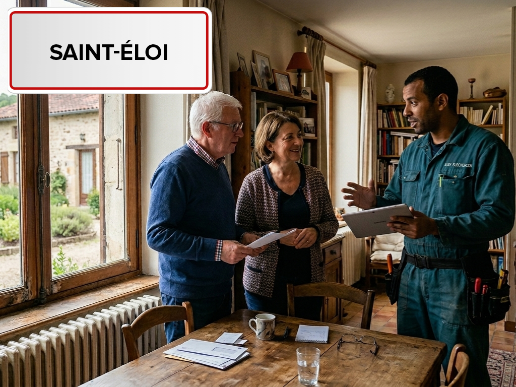 Installation de pompe à chaleur à Saint-Éloi (58000) dans la Nièvre